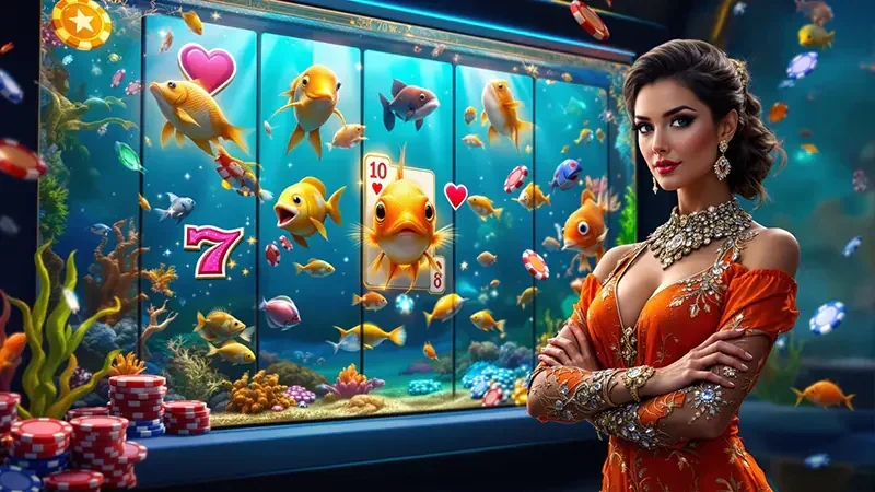 Pilihan permainan slot dan navigasi kategori RP4